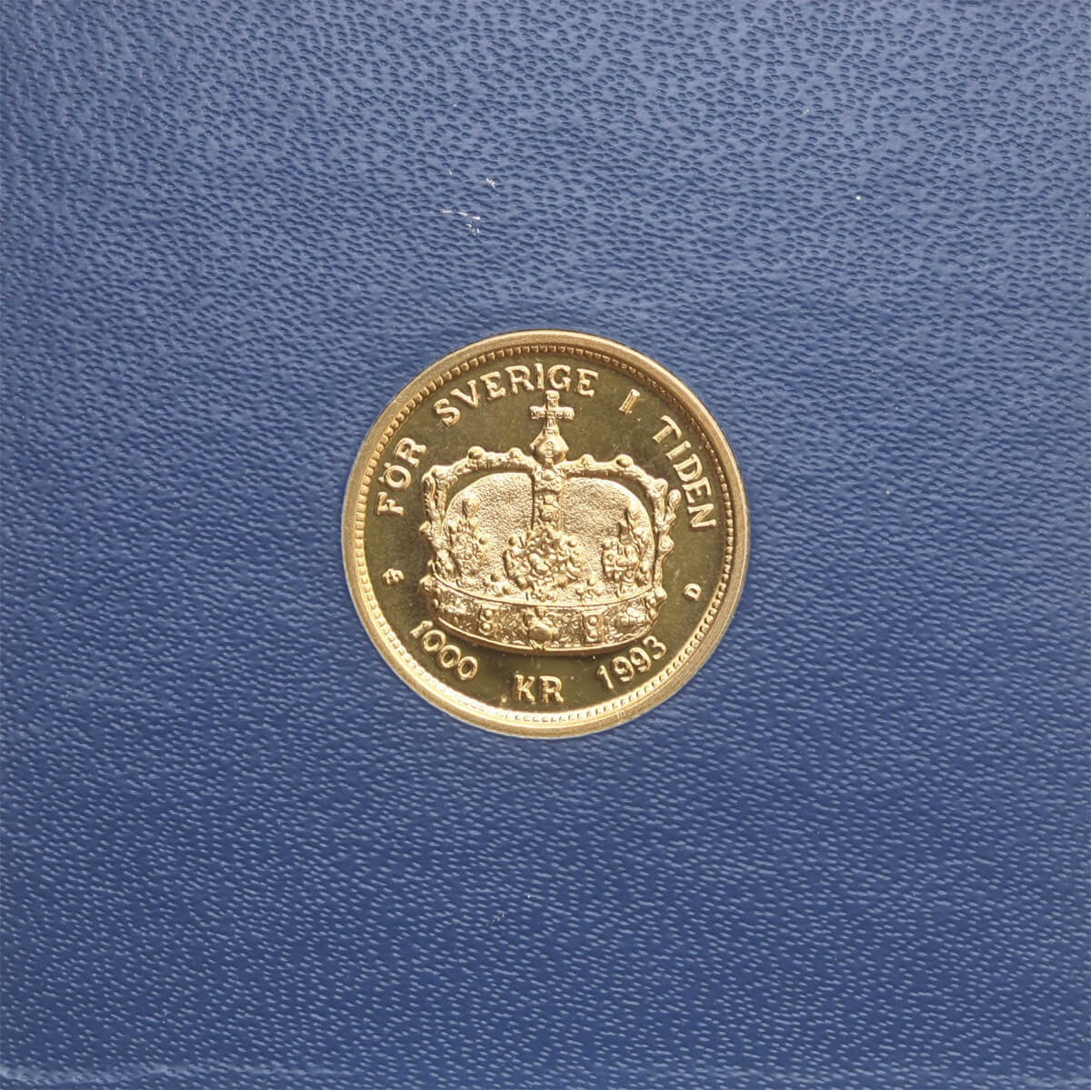 Szwecja 1000 koron, 1993, złoto Au900, 5.8g, Karol XVI Gustaw