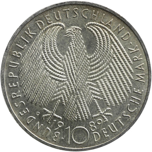 Niemcy 10 marek, 1989 40 rocznica - Republika Federalna Niemiec